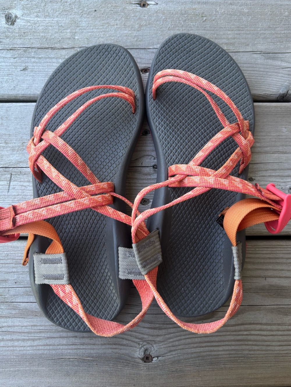 Women's ZX1 Classic Sport Sandals Adjustable Strappy Webbing Orange